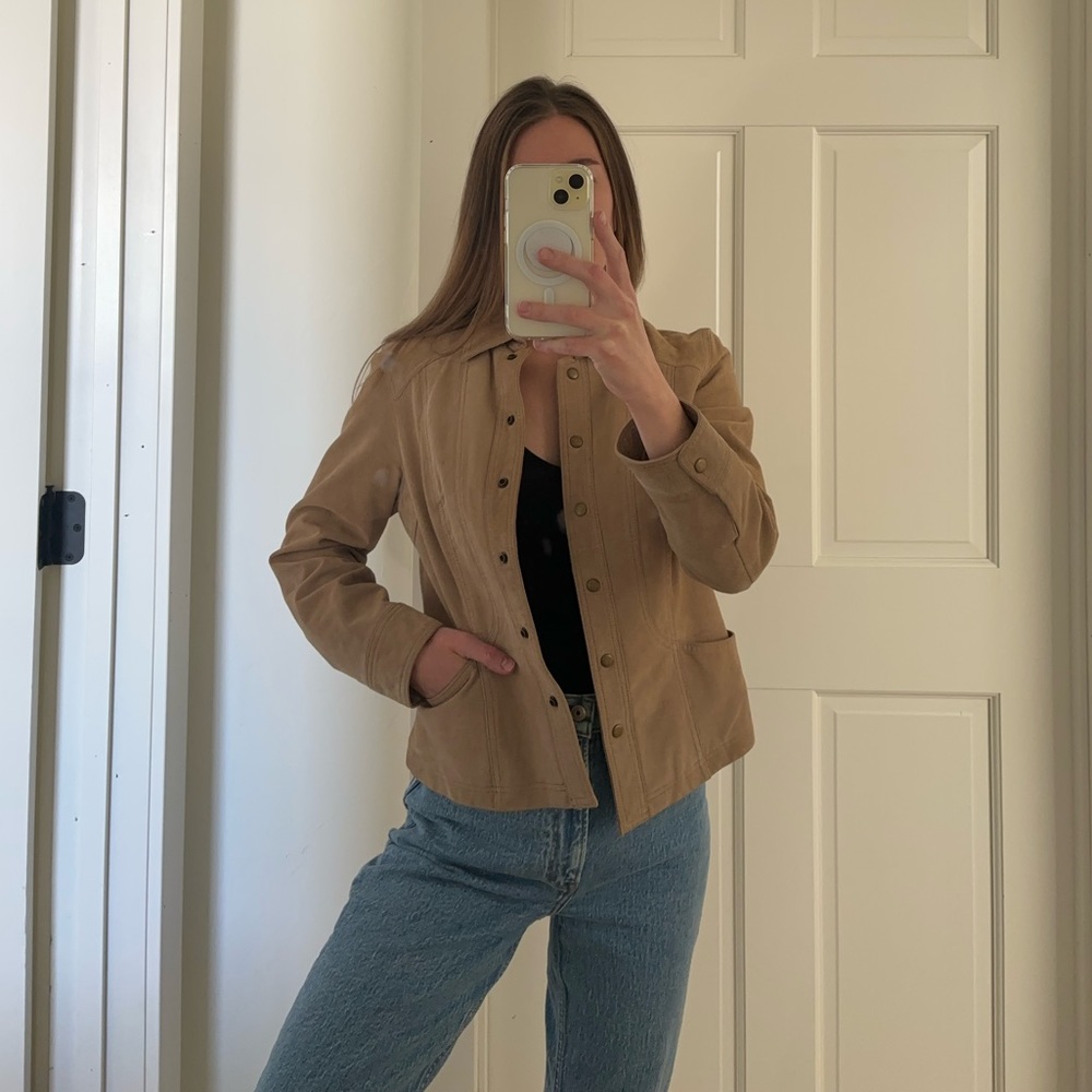 VINTAGE Coldwater Creek Leather Jacket